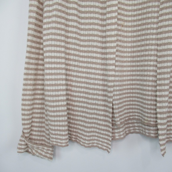 ARMANI COLLEZIONI Shell Tank & Cardigan Set Striped Pointelle Knit Women’s 10 - Picture 3 of 12